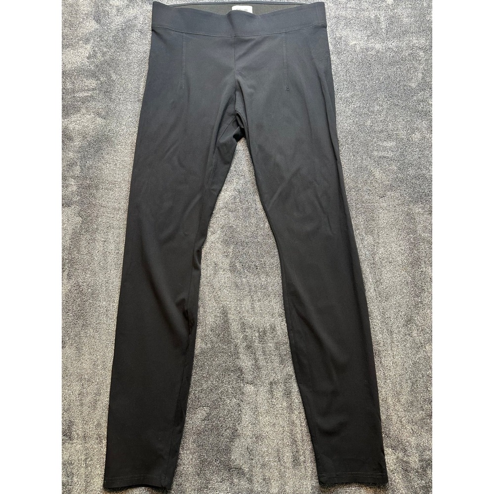 Helmut Lang Black Seamed Elastic Waist Leggings Pants Made in USA Large - 231